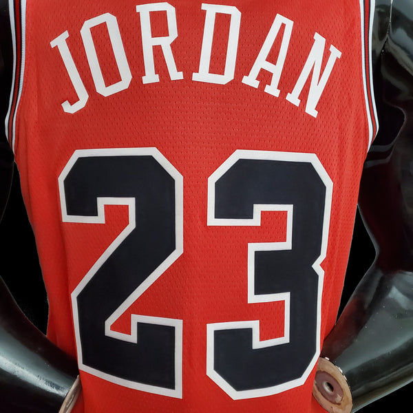 JORDAN 23 Red Chicago Bulls NBA Jersey – Mizo Jersey Home