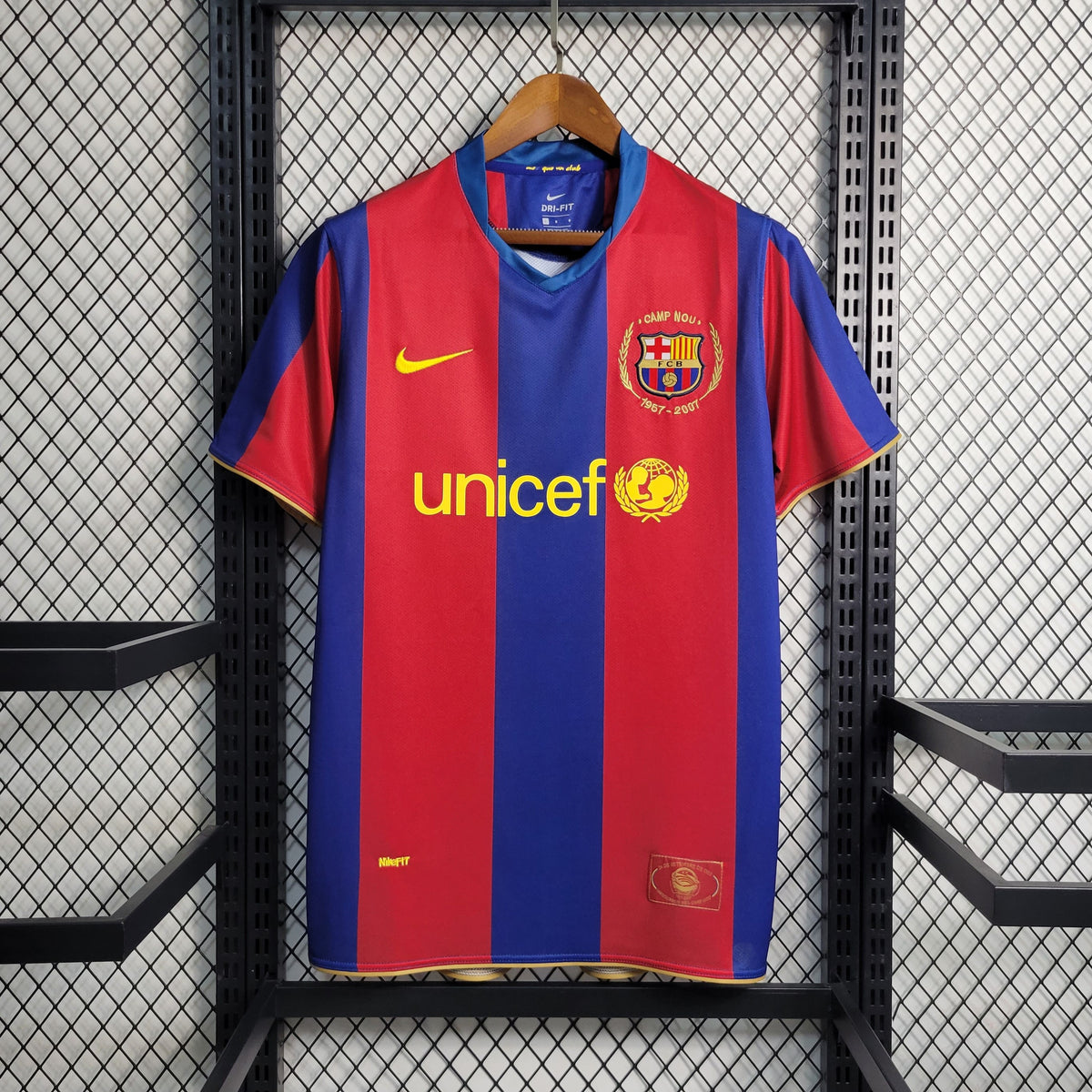 Camiseta Retro Local Barcelona 2007-08