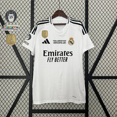 R Madrid UCL Champions 15 Winners Jersey 2024