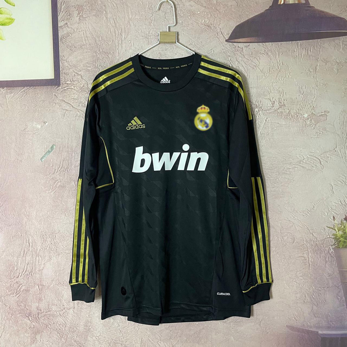 RL Madrid 2011-12 Away Black Retro Jersey FULL SLEEVE