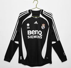 Real Madrid 2006-07 Away Retro Jersey FULL SLEEVE