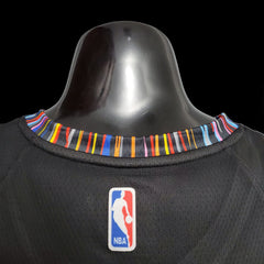 Brooklyn Nets Kyrie Irving 11 City Edition camiseta negra de la NBA