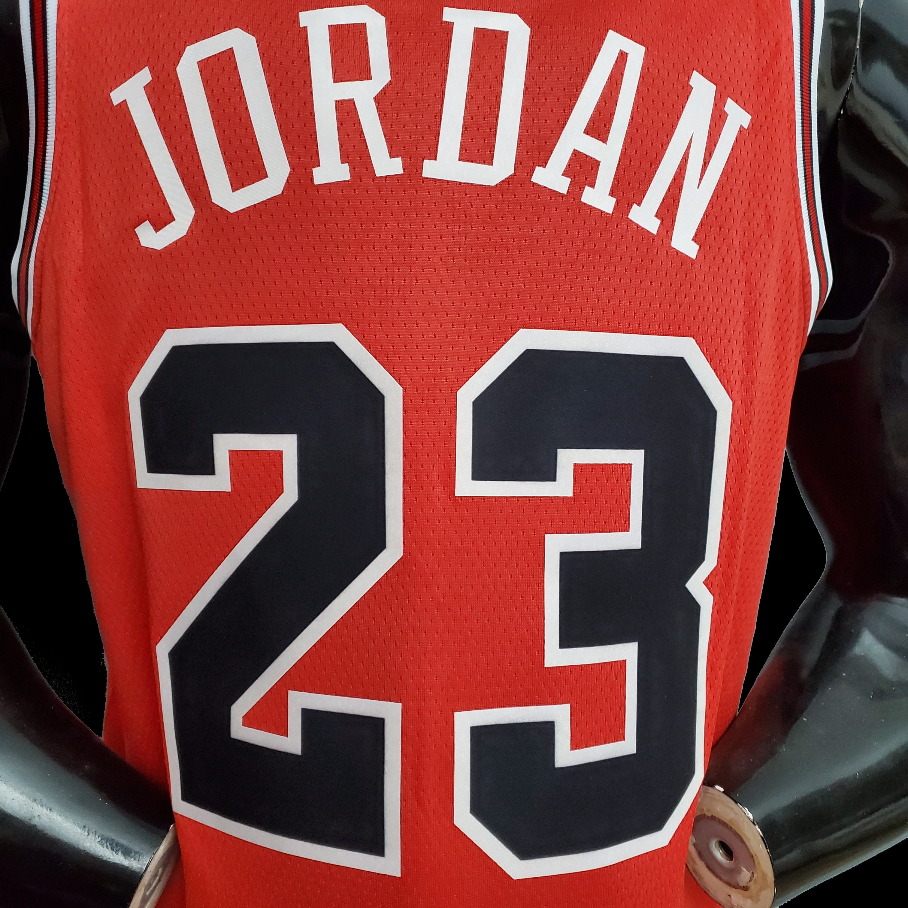 Chicago Bulls Michael Jordan 23 Nba Throwback Split Edition Red