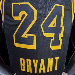 Los Angeles Kobe Bryant 24 Lakers Camiseta Negra NBA