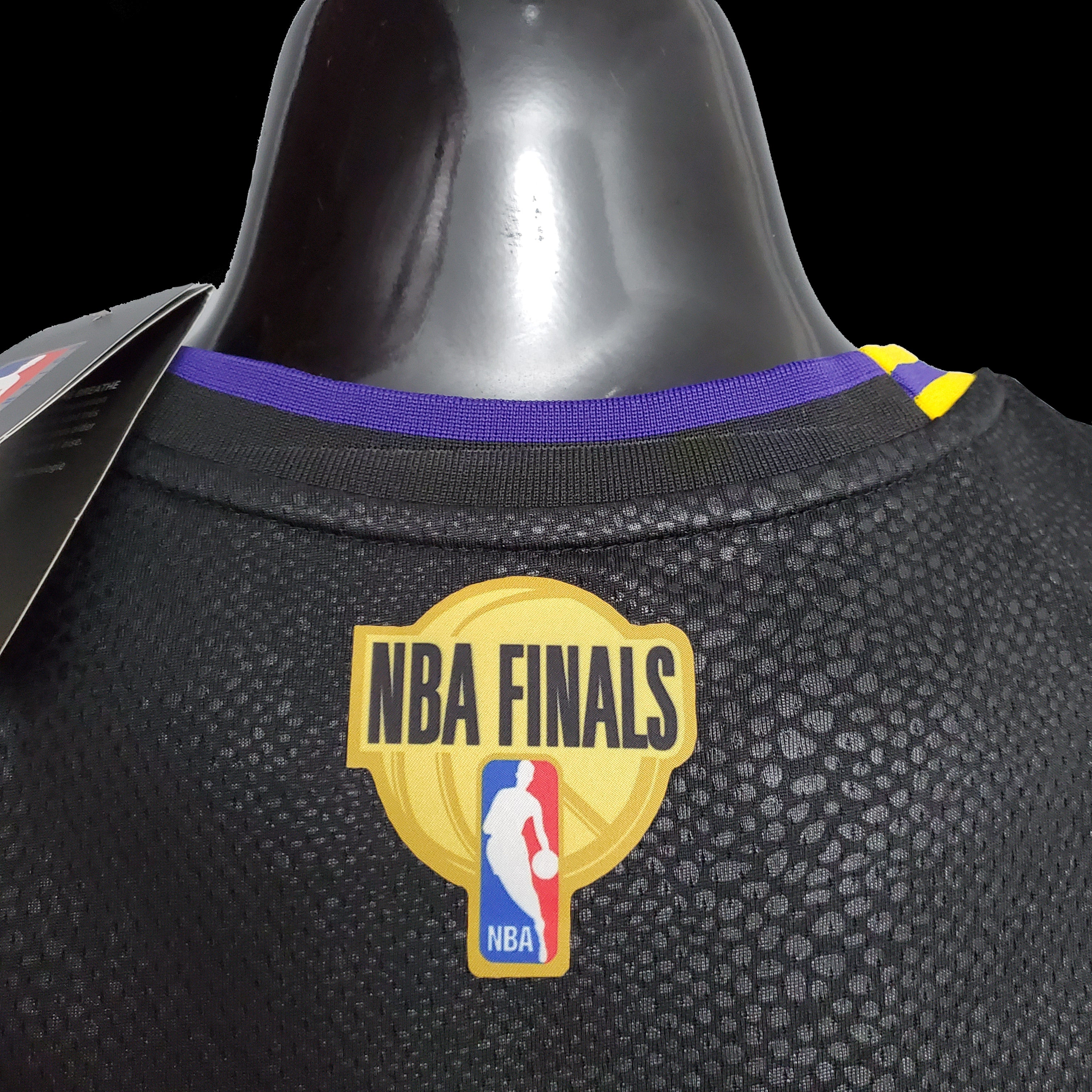 NBA Men's Los Angeles Lakers Kobe Bryant Black-Black-White