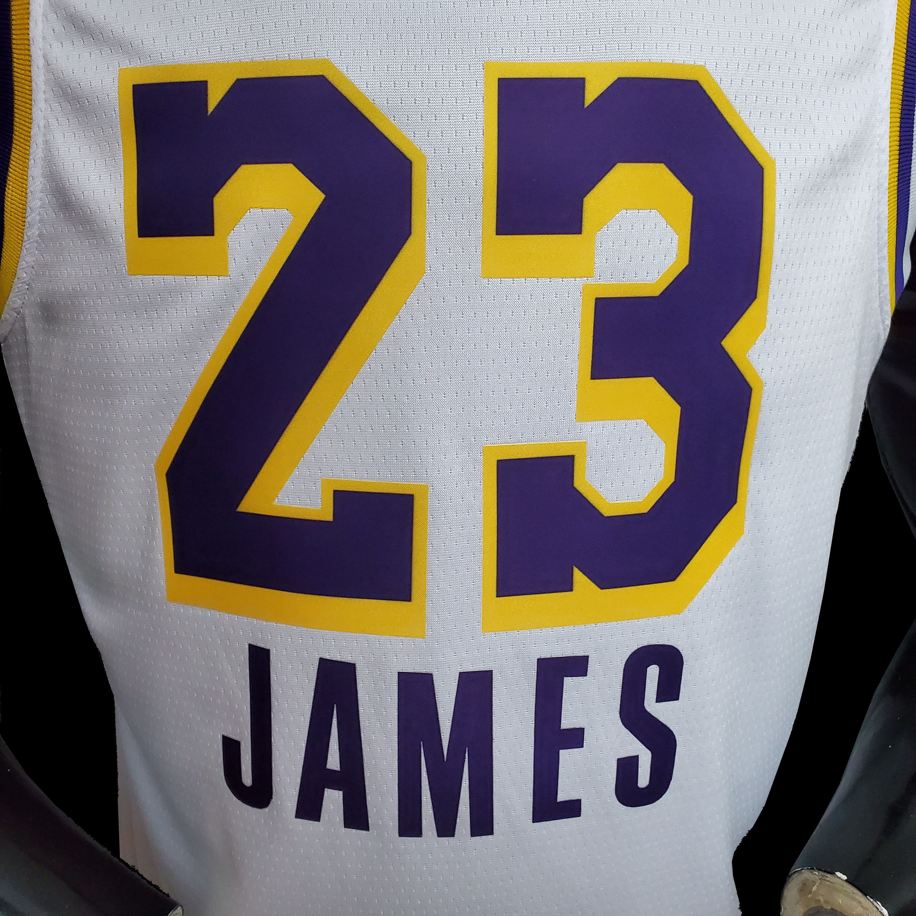 WLXA Los Angeles Lakers Jersey, Men's LeBron James #23 Basketball