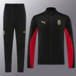 AC milan Black Jacket Suit 1