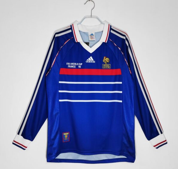 France1998WorldCupHomeRetroJerseyFULLSLEEVE