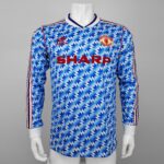 Manchester United 1992 Away full sleeve retro jersey