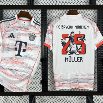 Bayern Munich Thomas Müller 25 Away Tribute Jersey